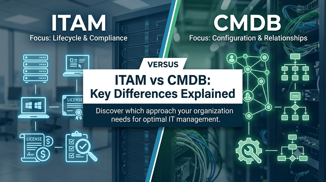 ITAM vs CMDB: Key Differences Explained – Which Your Organization Needs